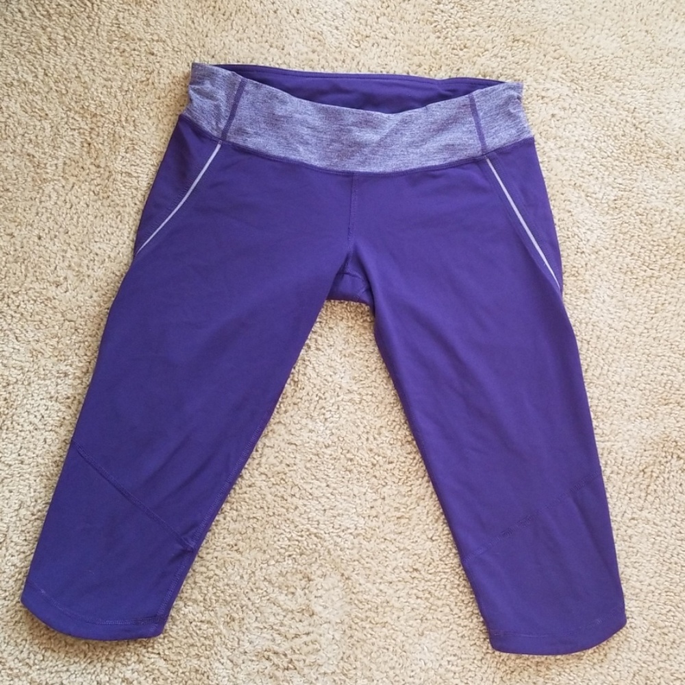 Lululemon Purple Cropped Leggings